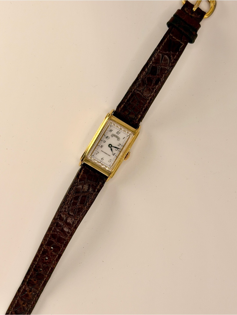 Vintage Ghurka Swiss Mechanical Hand Wind Curvex Watch Marley Hodgson AS IS - Picture 5 of 12